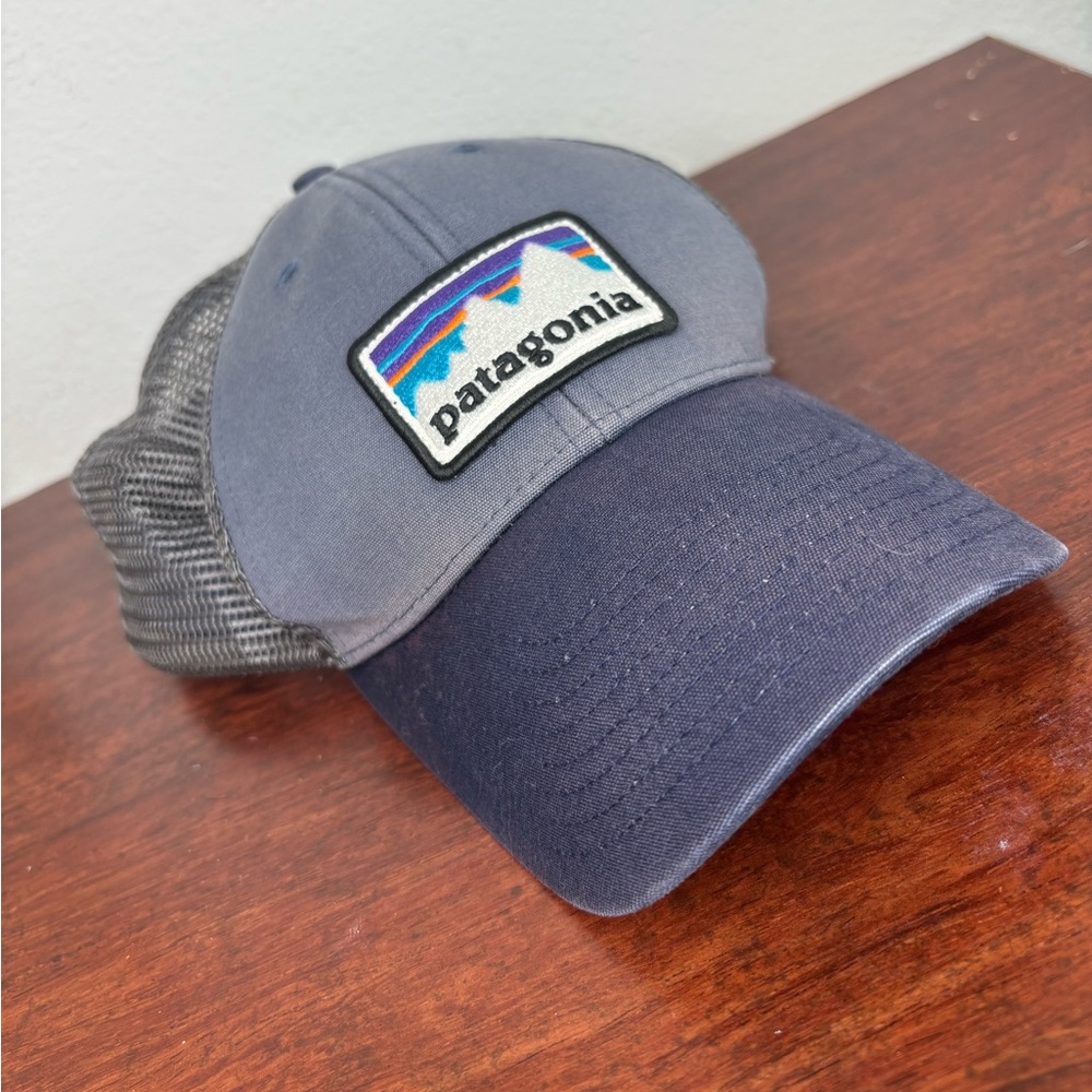 PATAGONIA BLUE HAT W/ MESH BACK